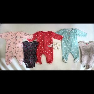 Baby pajama and shirt bundle